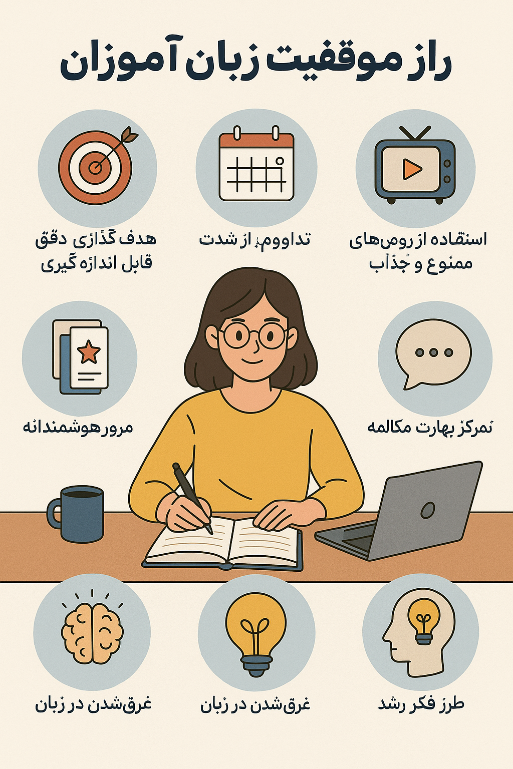 راز موفقیت زبان‌آموزان