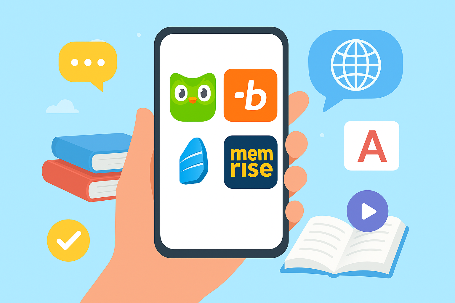 بهترین اپلیکیشنها برای یادگیری سریع زبان