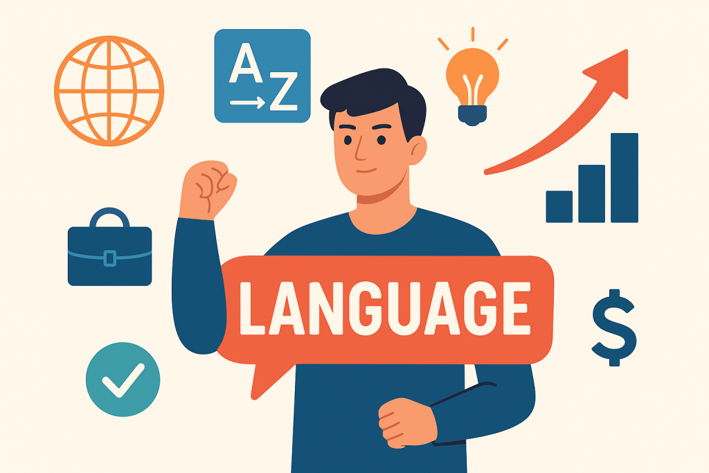 زبان یاد بگیر، فرصت بساز!