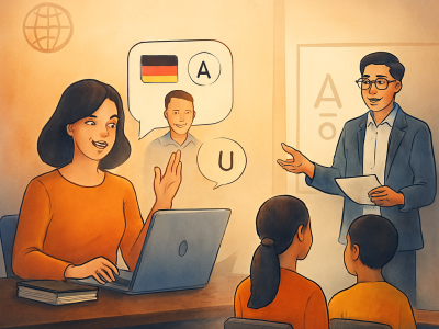 آموزش زبان آلمانی در اندیشه قلم پویا