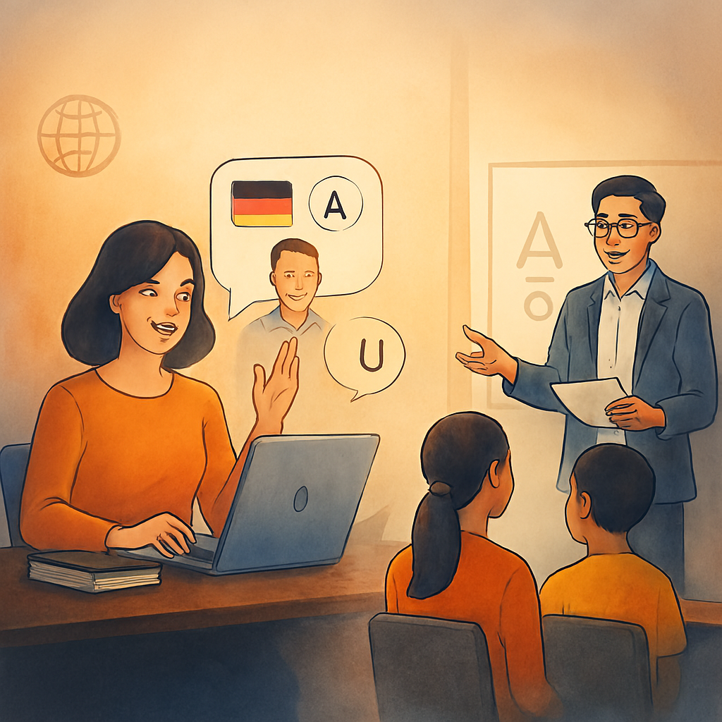 آموزش زبان آلمانی در اندیشه قلم پویا